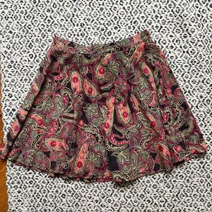 LA Hearts Colorful Mini Skirt